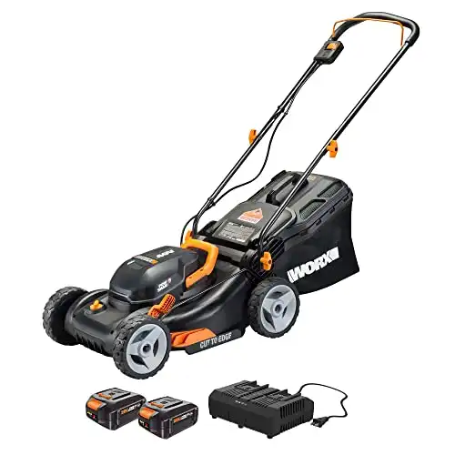 Worx 40V Power Share 4.0Ah 17" Cordless Lawn Mower (Batteries & Charger Included)