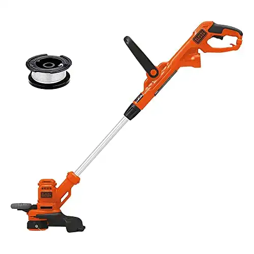 BLACK+DECKER String Trimmer with Auto Feed, Electric, 6.5-Amp, 14-Inch